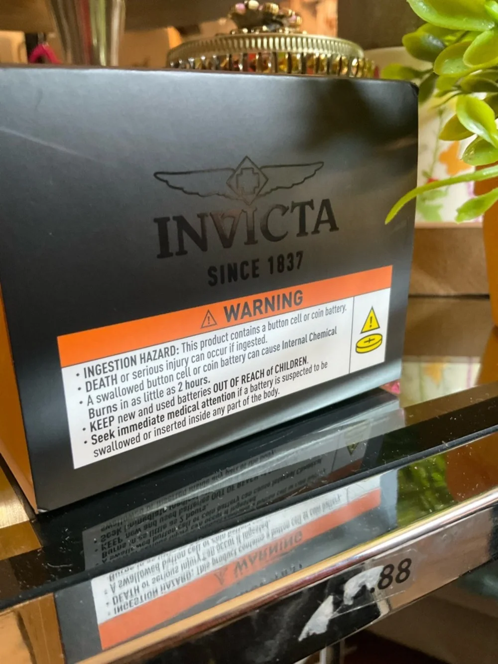 Invicta Rose Gold Crystal Accent Women's Bracelet Watch with White Dial - Picture 9 of 11